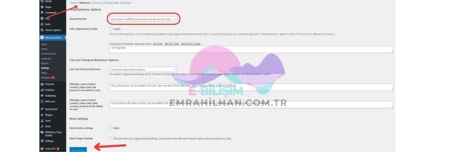 3- Currency per Product for WooCommerce Ayarları