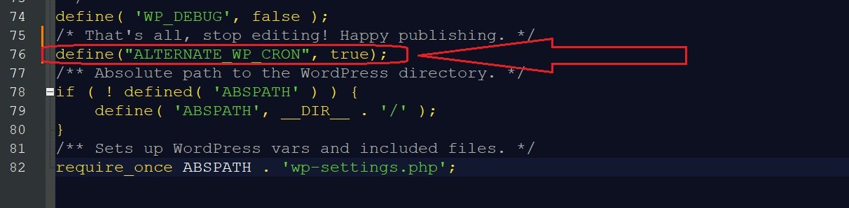 Zamanlama Kaçırıldı Config Dosyası Düzenleme